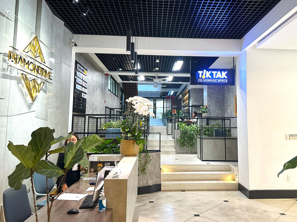 Tiktak Co-Working Space Da Nang の受付