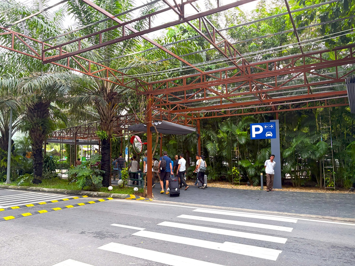 ダナン国際空港国際線ターミナルの出口