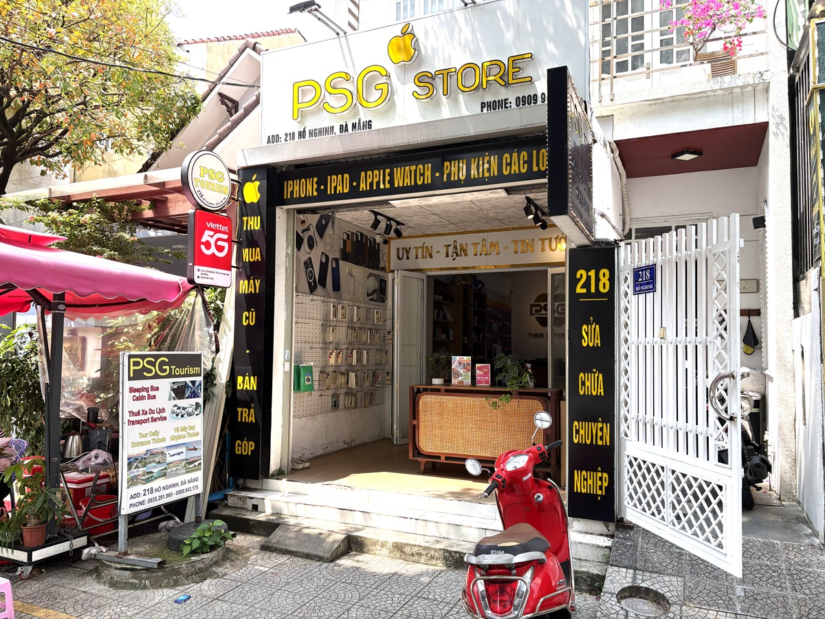 ダナンの旅行代理店系の両替所 PSG Tourism の外観