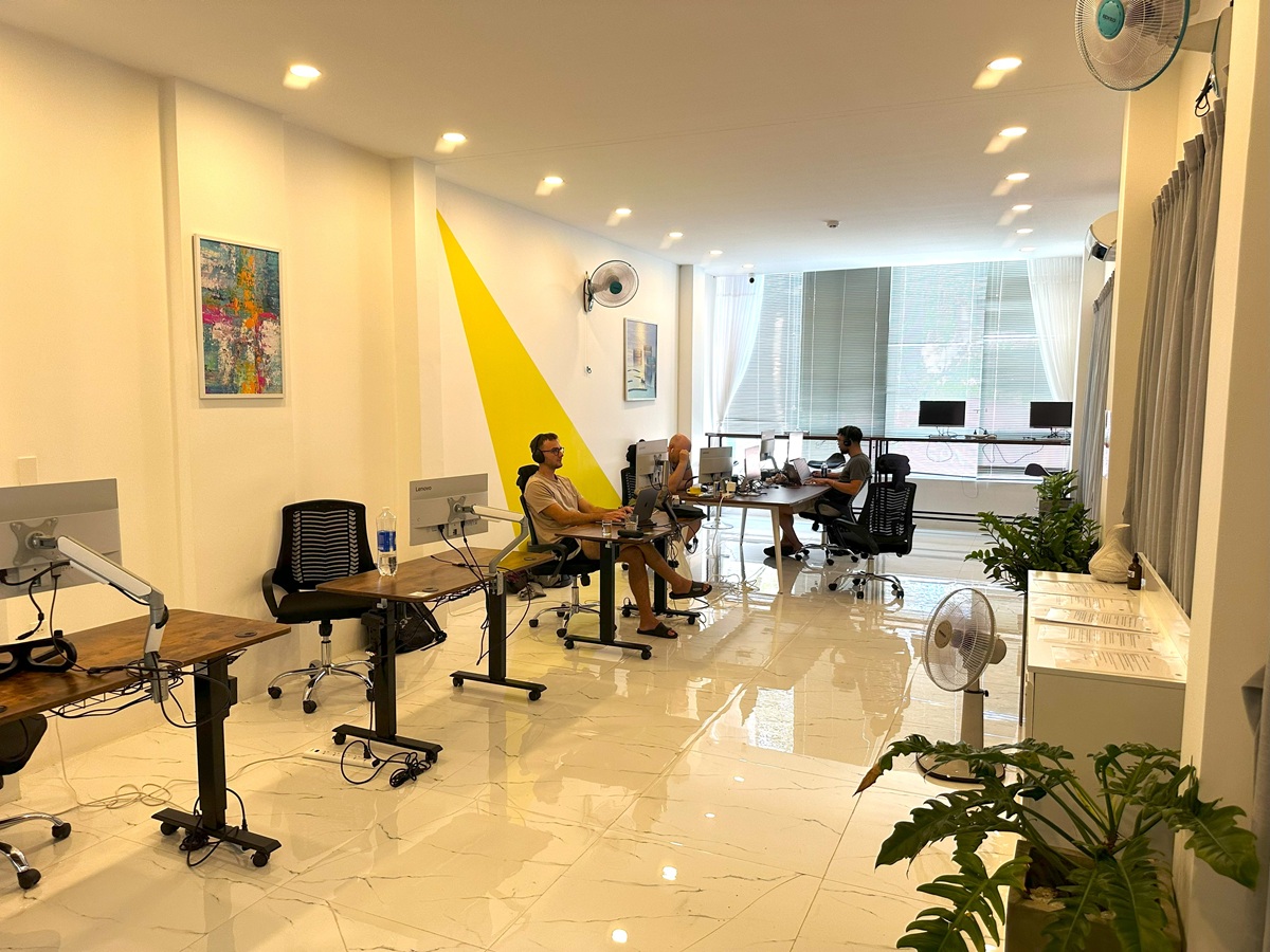 ダナンのコワーキングスペース HIVE Da Nang のスタジオスペース